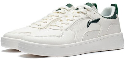 LiNing李寧 穗歲 耐磨透氣 低幫 板鞋 白綠 Lookbook LiNing李寧 穗歲 耐磨透氣 低幫 板鞋 白綠