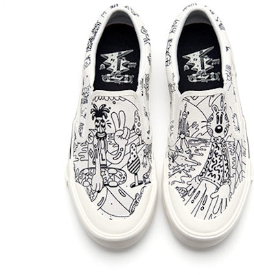 리닝 부글 x 스티븐 해링턴 슈즈 '화이트 블랙' AECR057-3 Shop 리닝 부글 x 스티븐 해링턴 슈즈 '화이트 블랙' AECR057-3