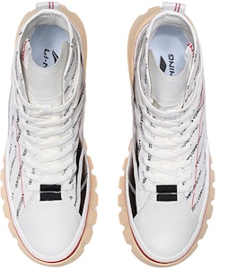 LiNing李寧 惟吾 靴子 耐磨透氣防滑 高筒 運動休閒鞋 女款 白黑 Shop LiNing李寧 惟吾 靴子 耐磨透氣防滑 高筒 運動休閒鞋 女款 白黑