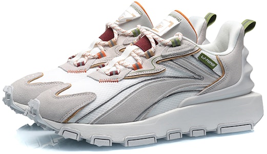 LiNing李寧 燭龍 經典低幫跑鞋 白灰 Lookbook LiNing李寧 燭龍 經典低幫跑鞋 白灰