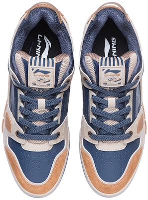 Li-Ning Low-Top 'Beige Blue' AGCR297-2 Shop Li-Ning Low-Top 'Beige Blue' AGCR297-2