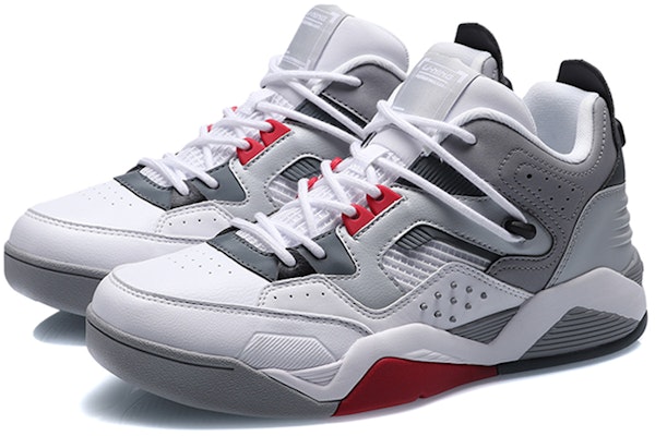 Kasut Bola Keranjang Santai Li-Ning 'Kelabu Merah' AGBR025-2 Lookbook Kasut Bola Keranjang Santai Li-Ning 'Kelabu Merah' AGBR025-2