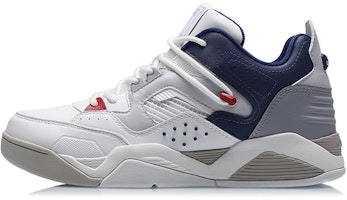 Li-Ning Casual Basketball Shoes 'White Grey Blue' AGBR025-3 Li-Ning Casual Basketball Shoes 'White Grey Blue' AGBR025-3