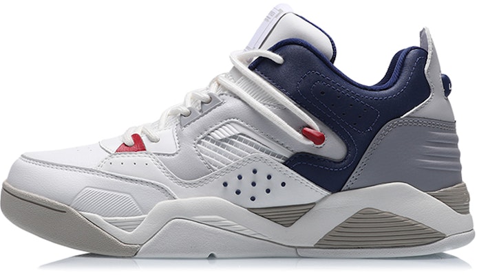 Li-Ning Casual Basketball Shoes 'White Grey Blue' AGBR025-3 Buy Li-Ning Casual Basketball Shoes 'White Grey Blue' AGBR025-3