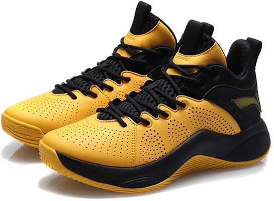 Li-Ning Casual Basketball Shoes 'Yellow Black' ABPR001-1 Lookbook Li-Ning Casual Basketball Shoes 'Yellow Black' ABPR001-1