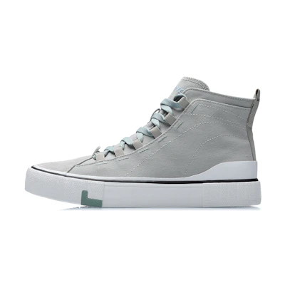Li-Ning Canvas High Top Shoes 'Grey White'