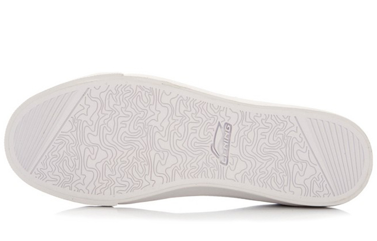 Li-Ning Casual Lightweight Durable Suede Sneakers 'White' 圖 5