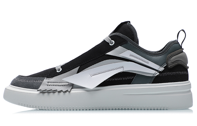 Buy 李寧カジュアルロー「ブラックグレー」 AGCR087-2