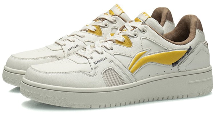 Li-Ning Fesyen Sukan Skateboard 'Putih Kuning' AGCR317-4 Lookbook Li-Ning Fesyen Sukan Skateboard 'Putih Kuning' AGCR317-4