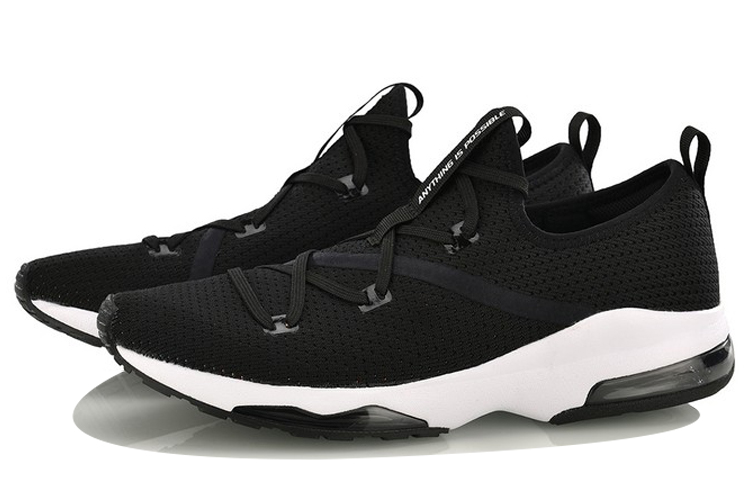 Li-Ning Casual Low-Top Running Sneaker 'Black White' 圖 3