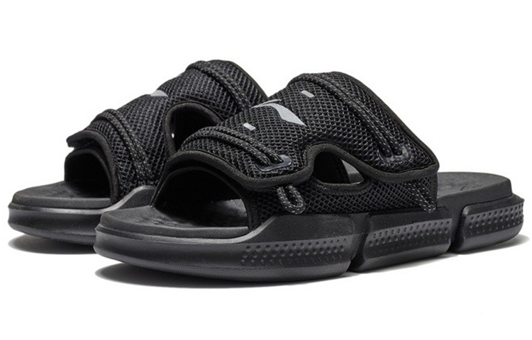 Lookbook Sandalias Reflectantes Li-Ning 'Negro Plata' AGAS013-2