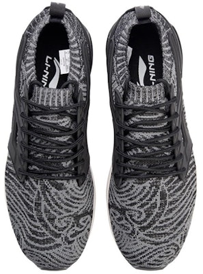 Li-Ning Casual Running Shoes 'Black Grey' AGLM179-1 Shop Li-Ning Casual Running Shoes 'Black Grey' AGLM179-1