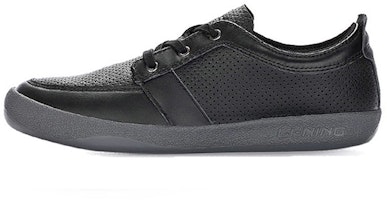 Li-Ning Casual Skate Sneaker 'Pure Black' ACEG055-3 Li-Ning Casual Skate Sneaker 'Pure Black' ACEG055-3