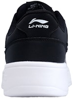 Shop LiNing李寧 潮流休閒百搭 防滑耐磨 低幫 板鞋 黑白