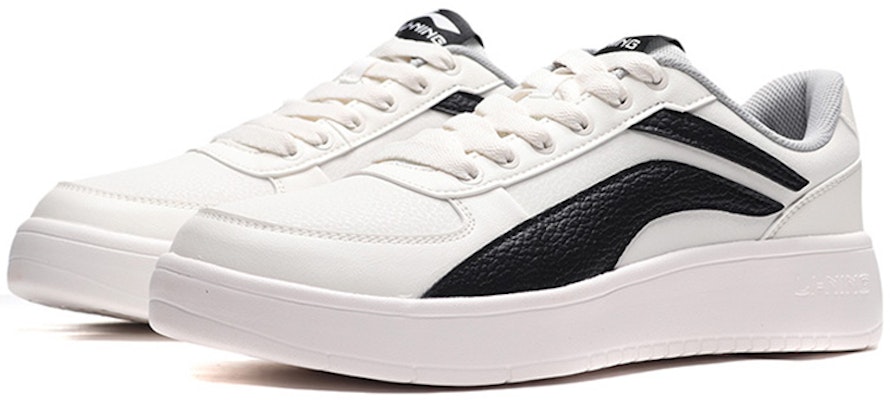 Li-Ning Casual Sneakers Low 'Black White' AGCP335-4 Lookbook Li-Ning Casual Sneakers Low 'Black White' AGCP335-4