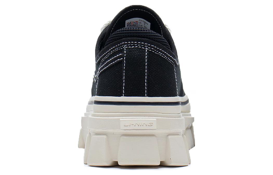Li-Ning CF Casual Skate Shoes 'Black White' 圖 6