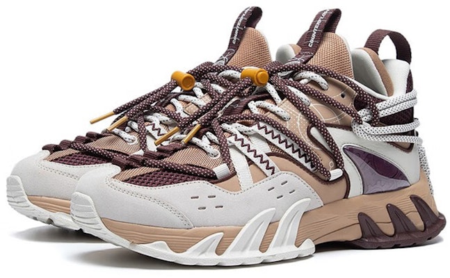 Li-Ning CF Series Sneakers 'Brown White' ARDS017-2 Lookbook Li-Ning CF Series Sneakers 'Brown White' ARDS017-2