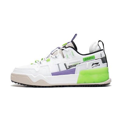 Li-Ning CF Flash Star 1.5 'White Green Purple'