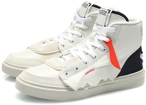 Li-Ning CF High 'Classic White' AGCR079-2 Lookbook Li-Ning CF High 'Classic White' AGCR079-2