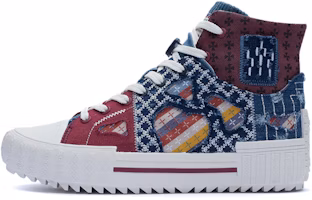 Li-Ning CF High-Top 'Red Blue Patchwork' AGCR490-1 Li-Ning CF High-Top 'Red Blue Patchwork' AGCR490-1