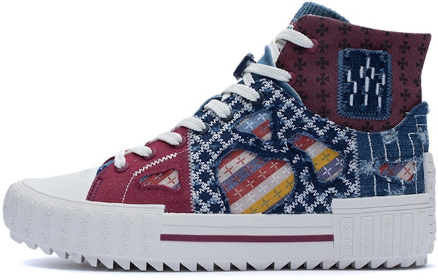 Li-Ning CF High-Top 'Red Blue Patchwork' AGCR490-1 Buy Li-Ning CF High-Top 'Red Blue Patchwork' AGCR490-1