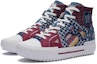 Lookbook Li-Ning CF High-Top 'Merah Biru Patchwork' AGCR490-1