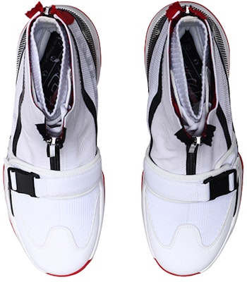 Li-Ning CF High Top Retro Basketball 'White Red' 'Suyi Fengqi Wu Cang' AGBN083-2 Shop Li-Ning CF High Top Retro Basketball 'White Red' 'Suyi Fengqi Wu Cang' AGBN083-2