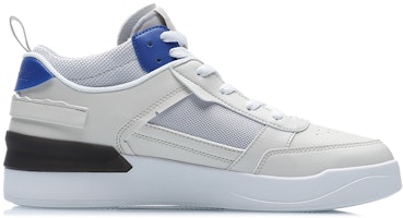 LiNing李寧 CF 防滑耐磨 中幫 板鞋 男款 白灰藍 Order LiNing李寧 CF 防滑耐磨 中幫 板鞋 男款 白灰藍