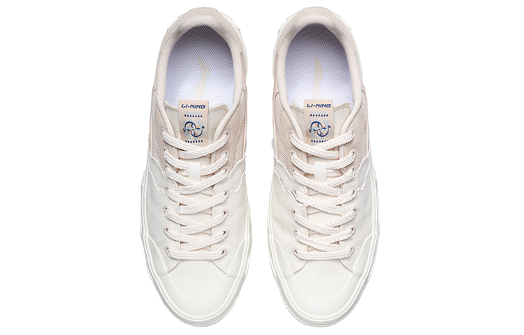 Shop LiNing李寧 CF 敦煌博物館聯名 休閒板鞋 白杏