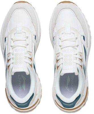 LiNing李寧 乘風 2.0 防滑耐磨 低幫 運動休閒鞋 男款 白綠棕 Shop LiNing李寧 乘風 2.0 防滑耐磨 低幫 運動休閒鞋 男款 白綠棕