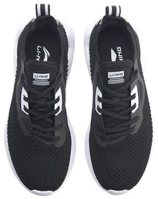 LiNing李寧 乘風 一體織透氣潮流休閒鞋 女款 標準黑 Shop LiNing李寧 乘風 一體織透氣潮流休閒鞋 女款 標準黑