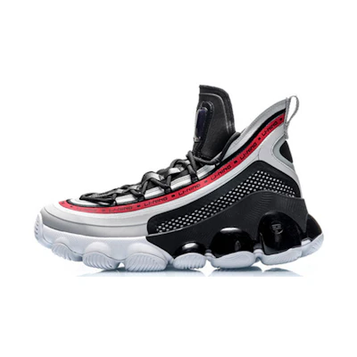 Li-Ning Classic Basketball Mid 'Black Red'
