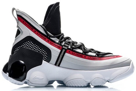 리닝 클래식 미드 "블랙 레드" 농구화 AGBP127-5 Order 리닝 클래식 미드 "블랙 레드" 농구화 AGBP127-5