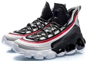 Li-Ning Classic Sepatu Basket Mid 'Hitam Merah' AGBP127-5 Lookbook Li-Ning Classic Sepatu Basket Mid 'Hitam Merah' AGBP127-5