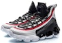 Lookbook Li-Ning Classic Basketball Mid 'Hitam Merah' AGBP127-5