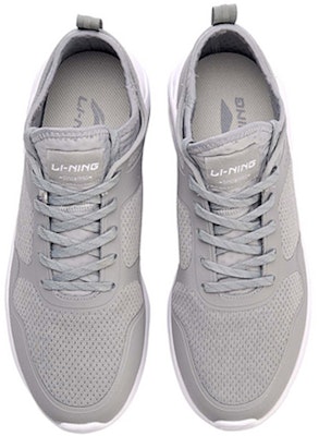 LiNing李寧 半掌氣墊緩震經典休閒鞋 凝霜灰 Shop LiNing李寧 半掌氣墊緩震經典休閒鞋 凝霜灰