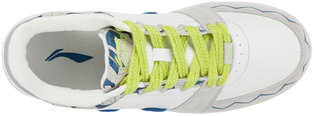 Li-Ning Classic Casual 'White Grey Green' ALCF363-2 Lookbook Li-Ning Classic Casual 'White Grey Green' ALCF363-2
