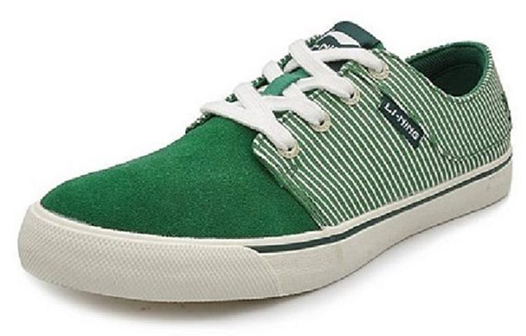 Li-Ning Classic Casual Skate Shoes 'Emerald Green' 圖 3