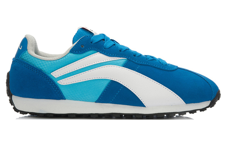 Buy Li-Ning Classic Leather Runner 'Blue White' ALCL063-1 - Novelship