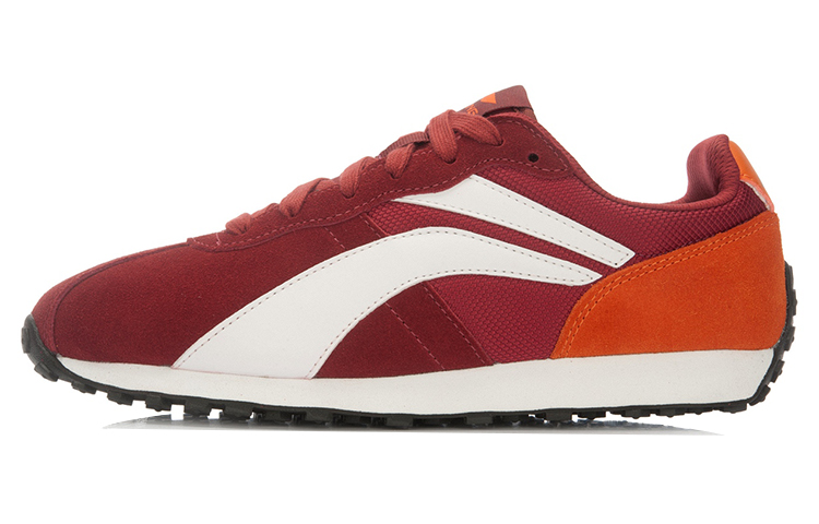 Li-Ning Classic Leather Running Shoes 'Red Orange'