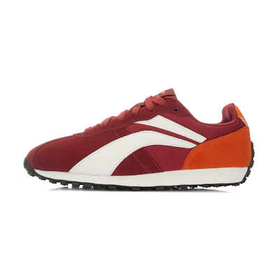 Li-Ning Classic Leather Running Shoes 'Red Orange'