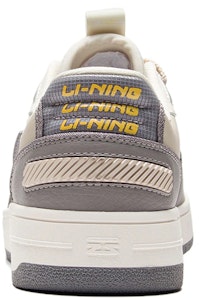 李寧 舒適 防滑耐磨 低幫 板鞋 白灰色 Details for 李寧 舒適 防滑耐磨 低幫 板鞋 白灰色