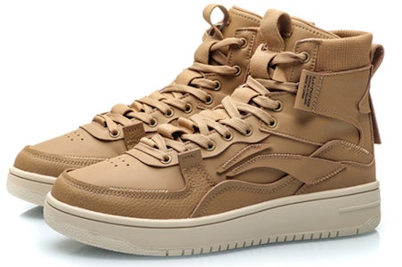 Li-Ning Klasik Kasual Hi 'Coklat Putih' AGCP215-3 Lookbook Li-Ning Klasik Kasual Hi 'Coklat Putih' AGCP215-3