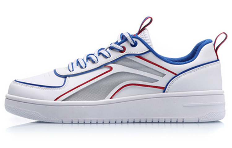 Buy Li-Ning Clásico Casual Bajo 'Blanco Azul' AGCP103-4