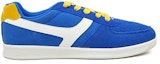 Order Li-Ning Klasik Retro 'Biru Putih Kuning' ALCJ091-3