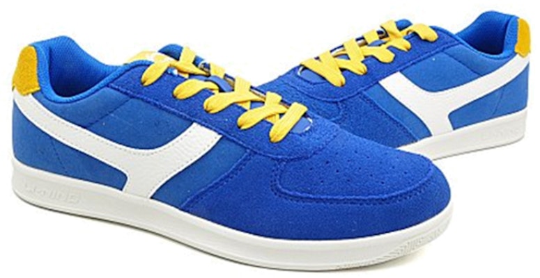 Li-Ning Klasik Retro 'Biru Putih Kuning' ALCJ091-3 Shop Li-Ning Klasik Retro 'Biru Putih Kuning' ALCJ091-3