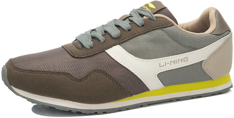 Kasut Lari Retro Klasik Li-Ning 'Coklat Kelabu Kuning' ALCJ067-1 Order Kasut Lari Retro Klasik Li-Ning 'Coklat Kelabu Kuning' ALCJ067-1
