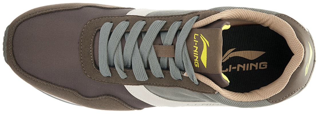 Kasut Lari Retro Klasik Li-Ning 'Coklat Kelabu Kuning' ALCJ067-1 Lookbook Kasut Lari Retro Klasik Li-Ning 'Coklat Kelabu Kuning' ALCJ067-1