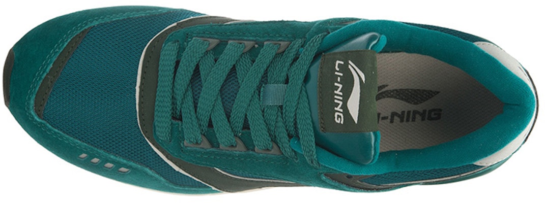 LiNing李寧 經典復古跑步鞋 深軍綠 Lookbook LiNing李寧 經典復古跑步鞋 深軍綠