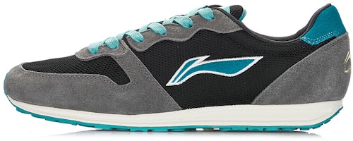 Li-Ning Classic Running Shoes 'Black Grey' ARCG067-3 Li-Ning Classic Running Shoes 'Black Grey' ARCG067-3